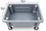 Fixed-Wall HDPE Pallet Box, ANB-NC01, photo 4 of 8