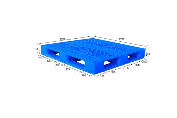 6 Runner Mesh Plastic Pallet 1200 x 1200, ANB-PL-6R-1212, photo 1 of 10